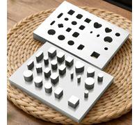 Jewelry Stamping Die Set - Multi-Shape Metal Punch Tools for DIY Crafting, Heart & Charm Designs, Perfects for Jewelry Making and Personalized Gifts