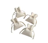 Jewelry storage bag 10Pcs Pouch Jewelry Packaging Envelope Flap Organizer Bag Rings Earrings Pendant Bracelet Gift Package(8x10cm,Cream)