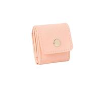 Jewelry storage bag 2pcs Velvet Jewelry Display Bag Container Foldable Necklace Ring Packing Storage Case Earrings Organizer(Pink)