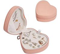 Jewelry Storage Box - Synthetic Leather Travel Organizer for Rings, Necklaces, Bracelets - Stylish and Functional Design