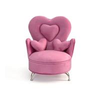 Jewelry Storage Container Sofa Jewelry Box Organizer Case Holder With Cushiony Upholstered Exterior And Metal Legs Suitable for bedroom dresser, 13.5 11.5 15cm, Small Sofa