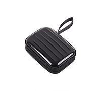 Jewelry Storage Tinplate Tin Box Box Packaging Creative Rectangular Candy Men's Canvas Messenger (Black, One Size)