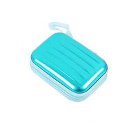 Jewelry Storage Tinplate Tin Packaging Rectangular Candy Cabin Baggage (Green, One Size)