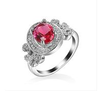 jewelry Wedding Ring 925 Created Ruby Engagement Rings For Women Fine Jewelry earrings