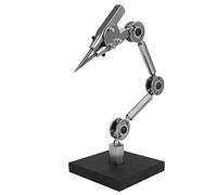 Jewelry Welding Fixture Table Clip, Auxiliary Welding Work Clip with Angle - Adjustable Arms, Sturdy Tool Steel Soldering Clamp for Jewelry Making Repair Microelectronics