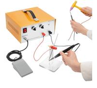 Jewelry Welding Machine, Electric Pulse Sparkle Spot Solder Machine with Foot Switch, 1-9 Levels Adjustable, Portable Spot Welder Kit, Jewelry Repair Tool for Gold Silver Iron Ring