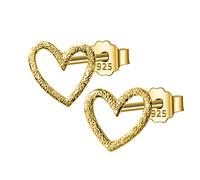 Jewelry Women Tiny Small Heart Stud Earrings Love For Lady