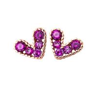 Jewelry Women Tiny Small Heart Stud Earrings Love For Lady