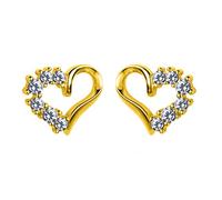 Jewelry Women Tiny Small Heart Stud Earrings Love For Lady