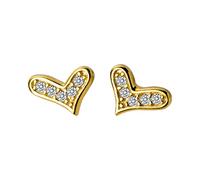 Jewelry Women Tiny Small Heart Stud Earrings Love For Lady