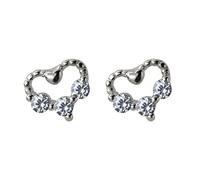 Jewelry Women Tiny Small Heart Stud Earrings Love For Lady