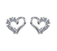 Jewelry Women Tiny Small Heart Stud Earrings Love For Lady