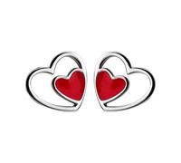 Jewelry Women Tiny Small Heart Stud Earrings Love For Lady