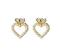 Jewelry Women Tiny Small Heart Stud Earrings Love For Lady