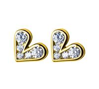Jewelry Women Tiny Small Heart Stud Earrings Love For Lady
