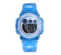 JewelryWe Boys Girls Outdoor Sports Wrist Watch LED Digital Quartz Watches for 5-12 Years Kids (Blue)