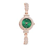 JewelryWe Bracelet Watch for Women: Iced Out Cubic Zirconia Analog Quartz Square Watches - Casual Elegant Watches Gifts for Women Girlfriend Mother Wife