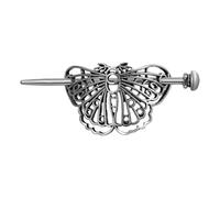 JewelryWe Butterfly Viking Hair Accessories - Ladies Medieval Renaissance Hair Clip Stick Vintage Party Hairpins Jewelry for Women