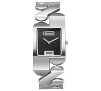 JewelryWe Men Square Quartz Watch: Silver Rectangle Analog Geometric Strap Sunray Dial Casual Elegant Wrist Watch