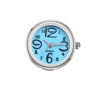 JewelryWe Men Women Finger Watch: Gold Silver Plated Big Arabic Numerals Easy Read Quartz Ring Watches for Valentines Day Mothers Day