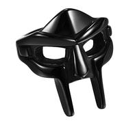 JewelryWe MF Doom Ring for Men, Stainless Steel Metal Face Doom Mask Ring Novelty Signet Rings