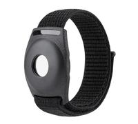 JewelryWe Princess Cruise Medallion Holder Wristband: Men’s Women’s Medallion Class & for Airtag Silicone Protective Case with Adjustable Velcro Nylon Strap for Travel and Daily Use