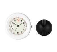 JewelryWe Stethoscope Clip Nurse Watch - Luminous Analog Easy Read Dial Quartz Fob Watch for Medical Professionals Students Doctors Healthcare Work