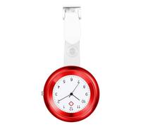 JewelryWe Unisex Nurse Watch Fob: Quartz Analog Easy Read Clip-On Pocket Watch for Doctor Medical Professionals
