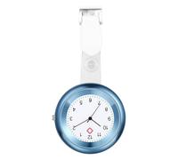 JewelryWe Unisex Nurse Watch Fob: Quartz Analog Easy Read Clip-On Pocket Watch for Doctor Medical Professionals