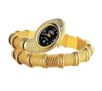 JewelryWe Women’s Snake Bangle Watches: Hip Hop Wrap Cuff Bracelet Watch Bendable Snake Armband Quartz Wristwatch