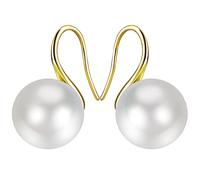JewelryWe Women's Faux Pearl Stud Earrings Simple Fashion Round Pearl Stud Earrings for Wedding Party