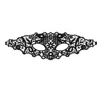 JewelryWe Women's Lace Mask: Hollow Laces Masquerade Half Face Eye Masks Costume Accessories for Halloween Carnival