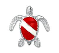 JewelryWeb 16.5mm 925 Sterling Silver Rhodium Plated Polished Sea Star Chain Necklace Slide Chain-Necklace for Women and Men