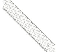 JewelryWeb 925 Sterling Silver 10.5mm Magic Herringbone Chain Necklace 61 Centimeters Chain-Necklace for Women and Men