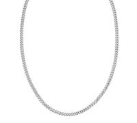 JewelryWeb 925 Sterling Silver 5.3mm Vintage Puffed Comfort Curb Chain Necklace With Lobster Clasp Item Is Rhodium Plated 51 Centimeters Chain Necklace for Women and Men