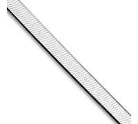JewelryWeb 925 Sterling Silver Rhodium Plated 3.5mm Magic Herringbone Chain Necklace 46 Centimeters Chain-Necklace for Women and Men