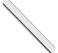 JewelryWeb 925 Sterling Silver Rhodium Plated 4.5mm Magic Herringbone Chain Necklace 51 Centimeters Chain-Necklace for Women and Men