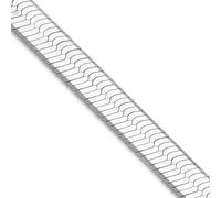 JewelryWeb 925 Sterling Silver Rhodium Plated 8mm Magic Herringbone Chain Necklace 51 Centimeters Chain-Necklace for Women and Men