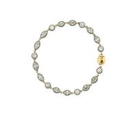 Jewels Aficionado 18K yellow gold multi-cut diamond bracelet One Size