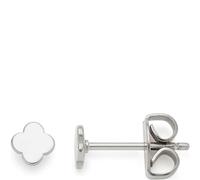 JEWELS BY LEONARDO Ciao Janna Stud Earrings 1 Pair • Delicate Ear Jewellery Made of Silver-Coloured Stainless Steel • Adhesive Leaf Ornaments • Perfect for Ear Stacking • Jewellery Gift for Women