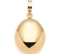 JEWELS BY LEONARDO Clip & Mix Mathilde Pendant • Gold-Coloured Stainless Steel Charm in Organic Gold Nugget Shape • Clip M (4.8 mm Diameter) • Jewellery Gift for Women • 024274