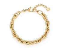 Jewels by Leonardo Sina Bracelet Gold Stainless Steel Intertwined Dense Links 19-21.5 cm Length Jewellery Gift for Women 025386