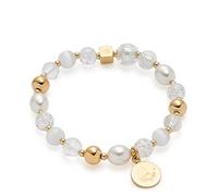 JEWELS BY LEONARDO Women IP gold Stretch Bracelet - 18113