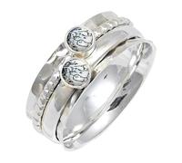 JEWELSTREZORO Dendritic Opal Gemstone Ring Band Solid 925 Sterling Silver All Size For Men And Women Handmade Jewelry TSR155CI_5 (K)