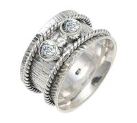 JEWELSTREZORO Dendritic Opal Gemstone Ring Band Solid 925 Sterling Silver All Size For Men And Women Handmade Jewelry TSR146CI_5 (K)
