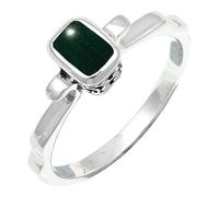JEWELSTREZORO Green Jade Gemstone Band Ring Men And Women Gift Item Sterling Silver Handmade All Size TSR1236CD_17 (Q)