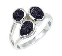 JEWELSTREZORO Lab Created Sunstone Gemstone Band Ring Sterling Silver Men And Women All Size Handmade Jewelry TSR1154CA_1 (H)