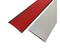 JEWELTH Self Adhesive Flat Floor Transition Strip, PVC Laminate Floor Strip Carpet Transition Strip Floor Threshold Divider Strips, Flooring Edge Trim (4CM/3M, Grey)