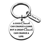 JEWGLO Keychain for Coach from Students on Thanks Giving Birthday Graduation Masters
