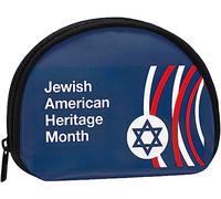 Jewish American Heritage Month Coin Purse Wallet Women and Girls Cute Fashion Bag Change Pouch Key Holder Women Purse Gift